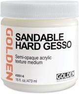 golden acrylic sandable hard gesso painting, drawing & art supplies for painting logo