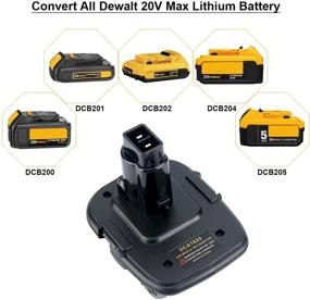 img 1 attached to Biswaye Battery Adapter DCA1820 Convert