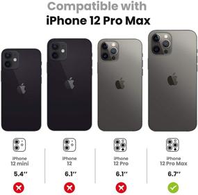 img 3 attached to 📷 Tensea 9H Защитное стекло для объектива камеры iPhone 12 Pro Max, золотистый, 6,7 дюйма 2020 года