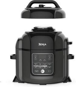 img 4 attached to 🍲 Ninja OP401 8-Qt. Foodi All-in-One Multi-Cooker - Black/Gray: Versatile 8-Quart Cooking Power