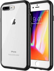 img 4 attached to 📱 JETech iPhone 8 Plus/7 Plus Case: Shock-Absorption Bumper, Anti-Scratch Back (5.5-Inch); Black
