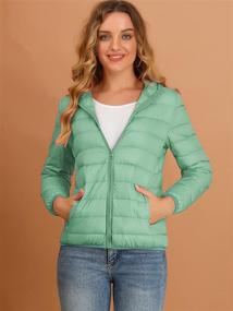 img 2 attached to Allegra Womens Hooded Packable Thickened