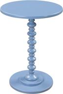 🔷 convenience concepts palm beach spindle table, blue: stylish and functionally versatile furniture logo