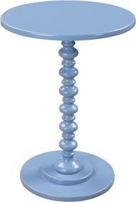 img 4 attached to 🔷 Convenience Concepts Palm Beach Spindle Table, Blue: Stylish and Functionally Versatile Furniture