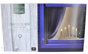 img 3 attached to 🕯️ Celebrations 5 Indoor Electric Candolier: Illuminate Your Space with Elegance