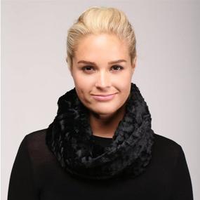 img 2 attached to 🧣 Women's Soft Faux Fur Loop Infinity Scarf - Warm Winter Neck Warmer