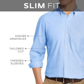 img 1 attached to 👔 Unleash Comfort and Style with Van Heusen Sleeve Stretch Medium!