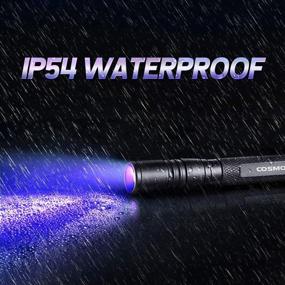 img 2 attached to 🔦 UV Flashlight, 395nm Ultraviolet LED Pen Blacklight – Waterproof Pet Urine Detector for Cat/Dog Stains, Bed Bugs, Household & Toilet
