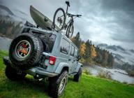 🚙 teraflex 4838100 jk hd aluminum hinged carrier kit: premium durability for jeep wrangler owners logo