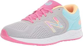 img 4 attached to New Balance Arishi Lace 👟 Up Girls' Running Shoes and Athletic Footwear