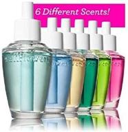 бальзам и уход за кожей 6-pack wallflowers sampler от bath & body works: изучите 6 уникальных ароматов в различных цветах. логотип