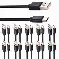 10-пачка кабелей usb type c длиной 3,3 фута быстрой зарядки, teksonic usb-a к usb-c пакет многоразовой зарядки - совместим с samsung galaxy s10 s9 s8 s20 s21 plus a52 a21 a32 a11, note 10 9 8, контроллером ps5. логотип