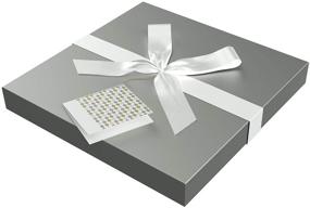 img 1 attached to EndlessArtUS Sienna 9x9x9 Gift Box: Easy Pop-up Design with 🎁 Ribbon, Gift Tag, and Tissue Paper - No Glue or Tape Needed!