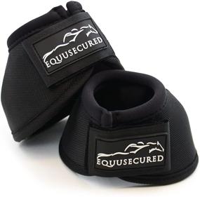 img 4 attached to 🐴 Equusecured Horse Bell Boots - Premium Overreach Boots for Ultimate Hoof Protection and Comfort - Various Sizes for Horses of All Ages