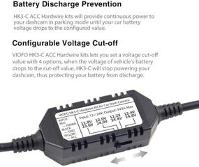 img 1 attached to VIOFO HK3-C Acc Hardwire Kit: Комплект для подключения постоянного тока 🔌 с USB-C 13ft для автомобильной камеры A139 с защитой от низкого напряжения