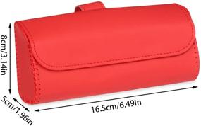 img 2 attached to HOLDCY Visor Glasses Case Clip Interior Accessories
