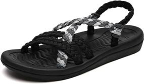 img 4 attached to 👣 SERIMINO Walking Waterproof Sandals for Women: Comfortable Shoes for Outdoor Activities