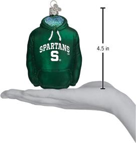 img 1 attached to 🎄 Michigan State University Spartans Glass Blown Ornaments for Christmas Tree Hoodie - Old World Christmas