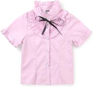 princess sleeve uniform bowknot 10 11y girls' clothing and tops, tees & blouses logo