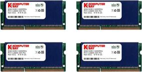 img 1 attached to 💻 Komputerbay 32GB (4X 8GB) DDR3 PC3-12800 1600MHz SODIMM 204-Pin Laptop Memory 9-9-9-25 with Enhanced Cooling Design