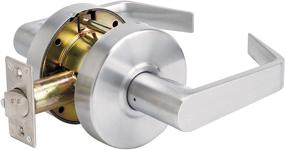 img 1 attached to 🔒 Master Lock SLCHPG26D: Heavy Duty Lever Style Grade 2 Commercial Passage Door Lock in Brushed Chrome/Chrome