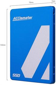 img 1 attached to 💙Acclamator SSD 960GB 2.5 дюйма Внутренний твердотельный накопитель SATA3 6 Гб/с - Синий, для улучшения производительности ноутбуков и настольных ПК