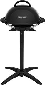 img 4 attached to 🍔 15-Serving Black George Foreman Indoor/Outdoor Electric Grill: A Grilling Delight!