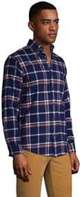 img 3 attached to 👕 Classic Flagship Flannel: Lands End Men's Clothing for Timeless Shirt Style