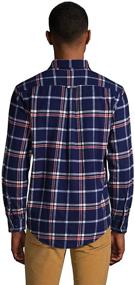 img 2 attached to 👕 Classic Flagship Flannel: Lands End Men's Clothing for Timeless Shirt Style