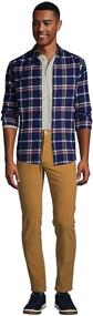 img 1 attached to 👕 Classic Flagship Flannel: Lands End Men's Clothing for Timeless Shirt Style