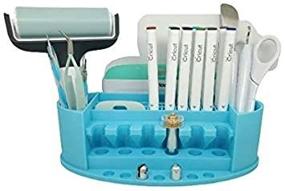 img 2 attached to 🔧 Turquoise Tool Holder and Blade Organizer for Cricut Tools