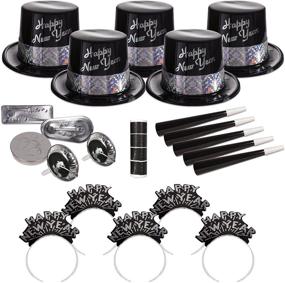 img 4 attached to 🎉 50-Piece Silver Fantasy New Year Kit