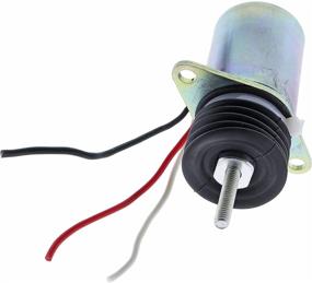 img 1 attached to 🚫 JEENDA Fuel Shut Off Solenoid AM124377 AM124382 AM124380 AM103337 AM124379: The Perfect Fit for John Deere 655 755 756 855 856 375 3375 675 675B 955 4475 5575 6675 7775 F925 F935 430 332 F1145 425 445 455