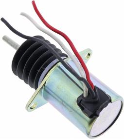 img 3 attached to 🚫 JEENDA Fuel Shut Off Solenoid AM124377 AM124382 AM124380 AM103337 AM124379: The Perfect Fit for John Deere 655 755 756 855 856 375 3375 675 675B 955 4475 5575 6675 7775 F925 F935 430 332 F1145 425 445 455