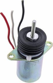 img 2 attached to 🚫 JEENDA Fuel Shut Off Solenoid AM124377 AM124382 AM124380 AM103337 AM124379: The Perfect Fit for John Deere 655 755 756 855 856 375 3375 675 675B 955 4475 5575 6675 7775 F925 F935 430 332 F1145 425 445 455