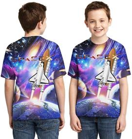 img 2 attached to KELIDIE Spacex Casual Sleeve T Shirt