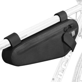 img 4 attached to 🚲 Roswheel Race Series Bike Frame Bag Bicycle Triangle Top Tube Pouch