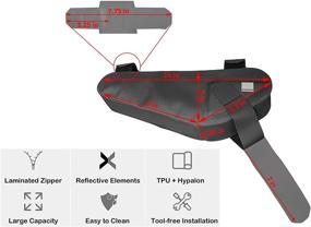 img 2 attached to 🚲 Roswheel Race Series Bike Frame Bag Bicycle Triangle Top Tube Pouch