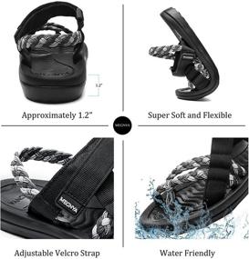 img 1 attached to 👣 Handmade Women's Adjustable Walking Sandals - Enhanced Support