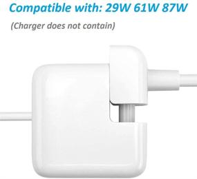 img 1 attached to 🔌 SEOYO US 3 Prong Power Adapter: White Extension Cord Cable for Mac iBook/Pro/Air - 6ft, 1Pack