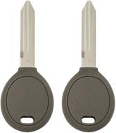🔑 convenient keyless2go replacement: new uncut transponder ignition car key y164 (2 pack) logo