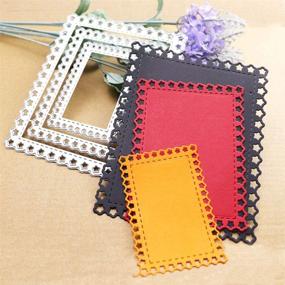 img 2 attached to WYSE Rectangle Stencils Scrapbooking Embossing