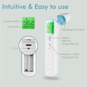img 2 attached to Mosen Thermometer Forehead Infrared Thermometro Baby Care