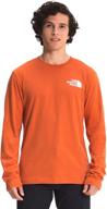 north face brick house men's longsleeve shirts: durable and stylish clothing logo