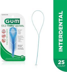 img 2 attached to 🦷 GUM Eez-Thru Floss Threaders [840] - Convenient Pack of 25 for Easy Flossing