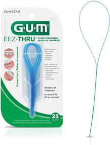 img 3 attached to 🦷 GUM Eez-Thru Floss Threaders [840] - Convenient Pack of 25 for Easy Flossing