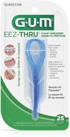 🦷 gum eez-thru floss threaders [840] - convenient pack of 25 for easy flossing logo