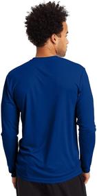 img 3 attached to Hanes Large Graphite Men's Sleeve T-Shirt - Clothing, T-Shirts & Tanks