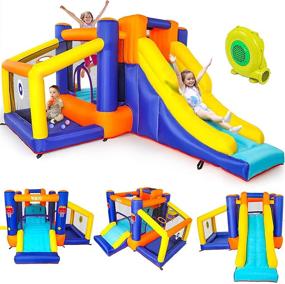 img 4 attached to 🏞️ Inflatable Bouncers for Toddlers with Climbing Features