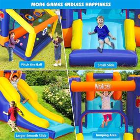 img 2 attached to 🏞️ Inflatable Bouncers for Toddlers with Climbing Features